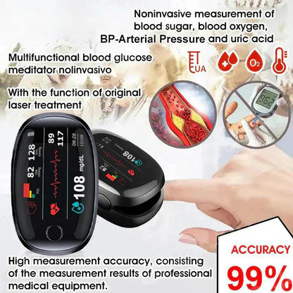 🔥Final 2 Hours : Only Limited Stock Left🏆Aurora Tech™ Non-Invasive Blood Glucose Meter 99.9% Accuracy （Mayo Clinic Recommended）