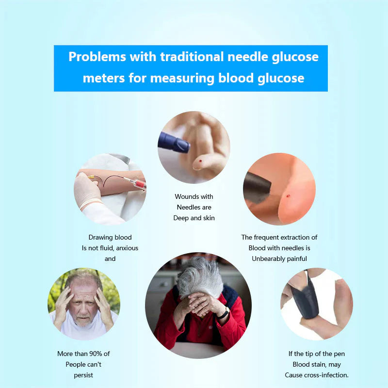 🔥Final 2 Hours : Only Limited Stock Left🏆Aurora Tech™ Non-Invasive Blood Glucose Meter 99.9% Accuracy （Mayo Clinic Recommended）