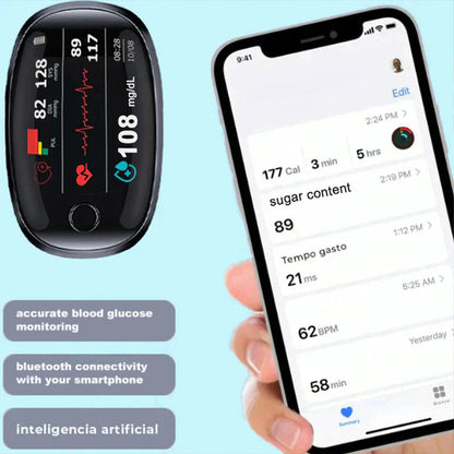 🔥Final 2 Hours : Only Limited Stock Left🏆Aurora Tech™ Non-Invasive Blood Glucose Meter 99.9% Accuracy （Mayo Clinic Recommended）