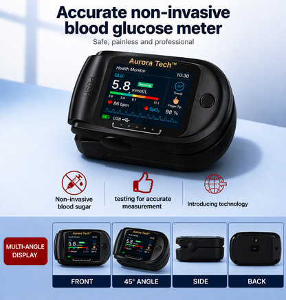 💥Aurora Tech™ Non-Invasive Blood Glucose Monitor | High-Precision 99.9% Accuracy | TGA Certified