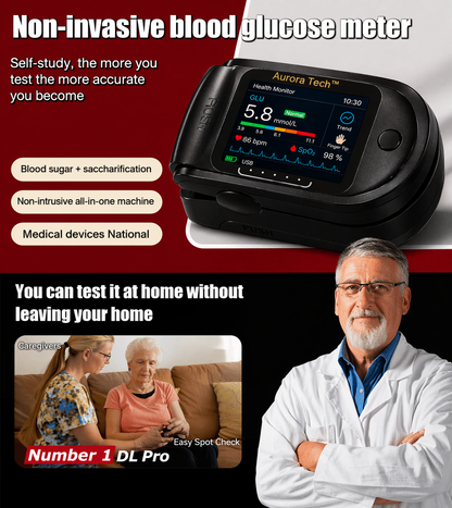 💥Aurora Tech™ Non-Invasive Blood Glucose Monitor | High-Precision 99.9% Accuracy | TGA Certified